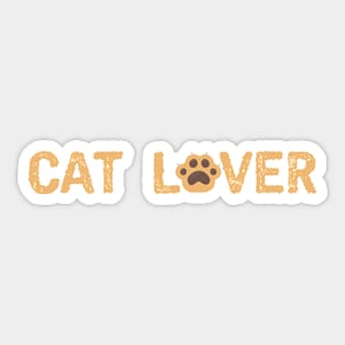 Cat lover Sticker